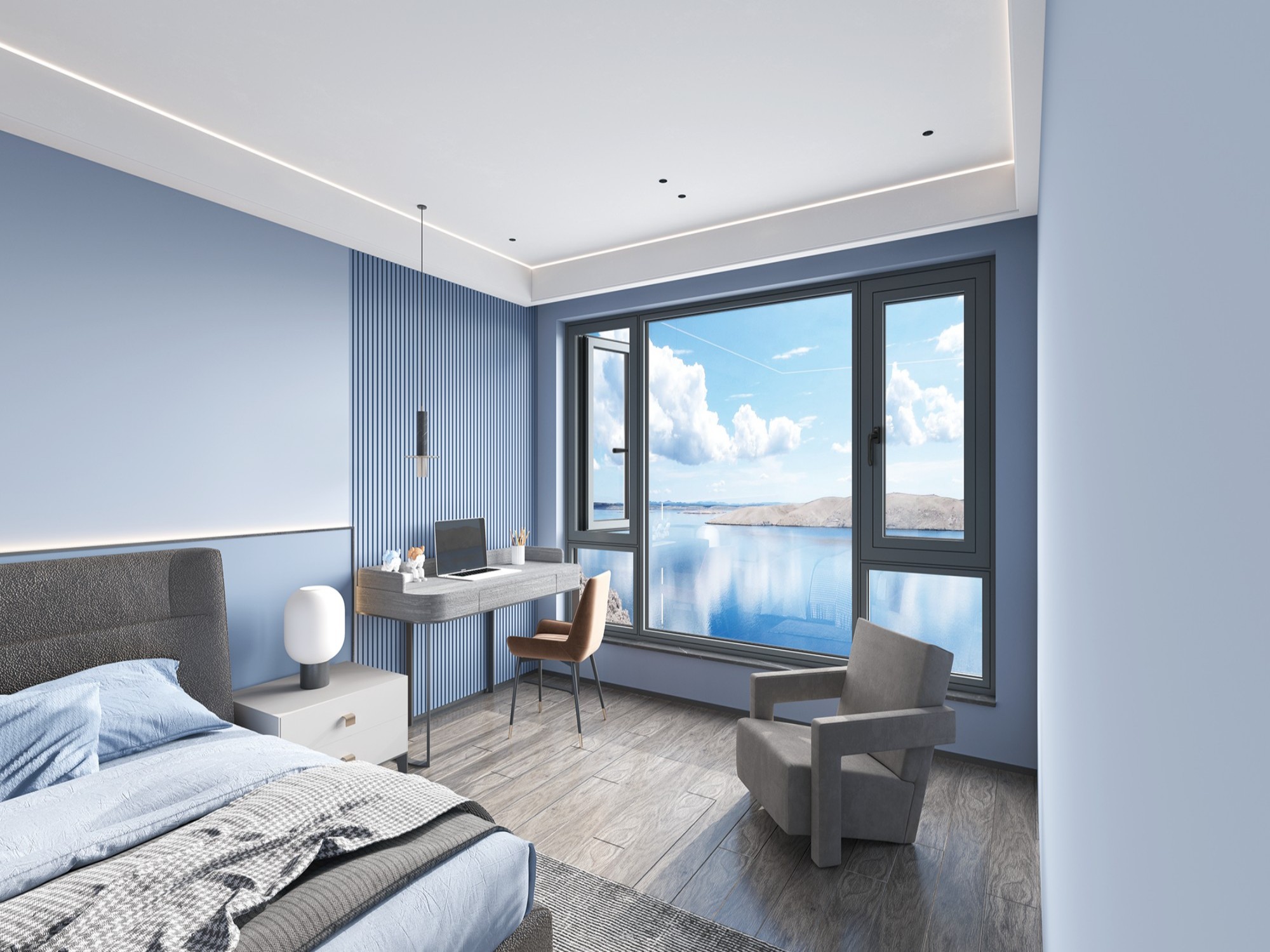 Modern Thermal Break Casement Windows