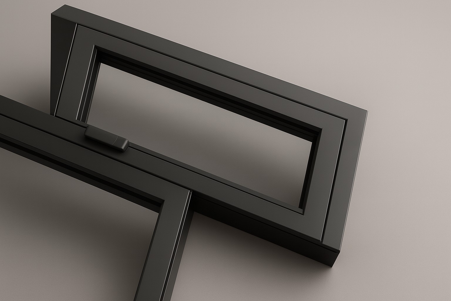 Flat frame design para sa mas mahusay na pagtingin