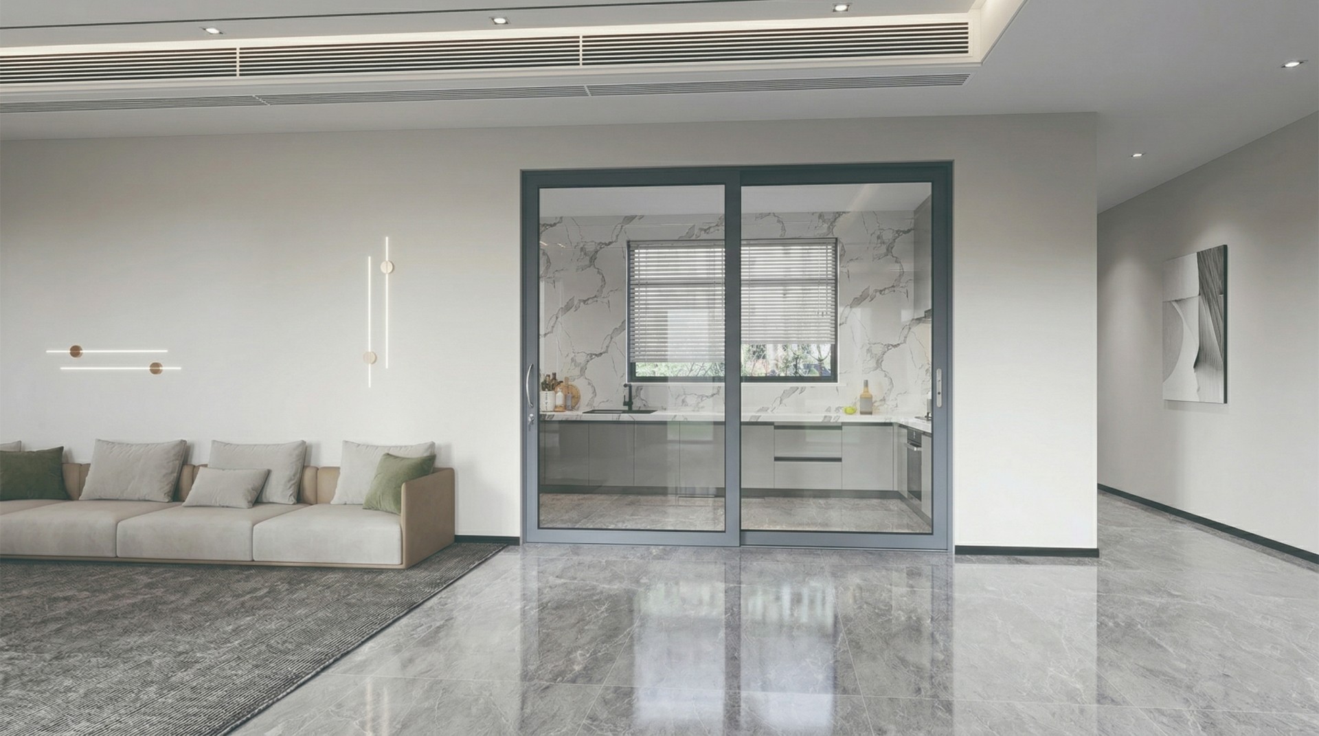 Kitchen Sliding Glass Door