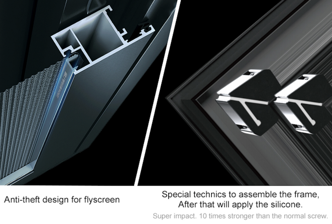 Anti-Theft Flyscreen & Special Assembly