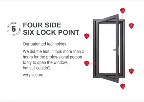 Six Point Locking System