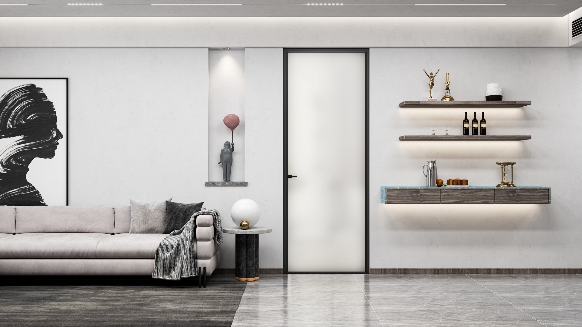 Tempered Glass Swing Doors