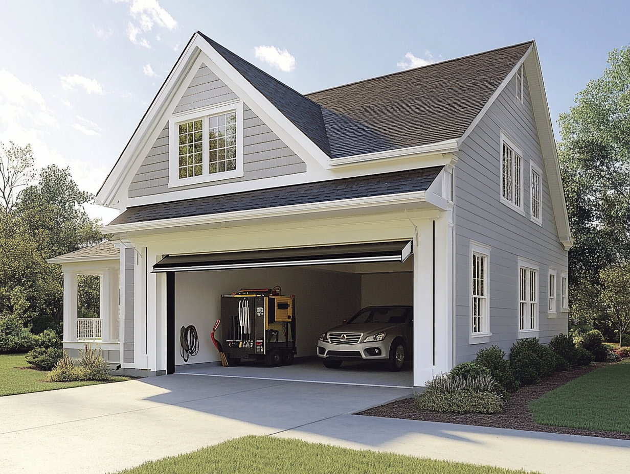 Slide to the Side Garage Door Diagram