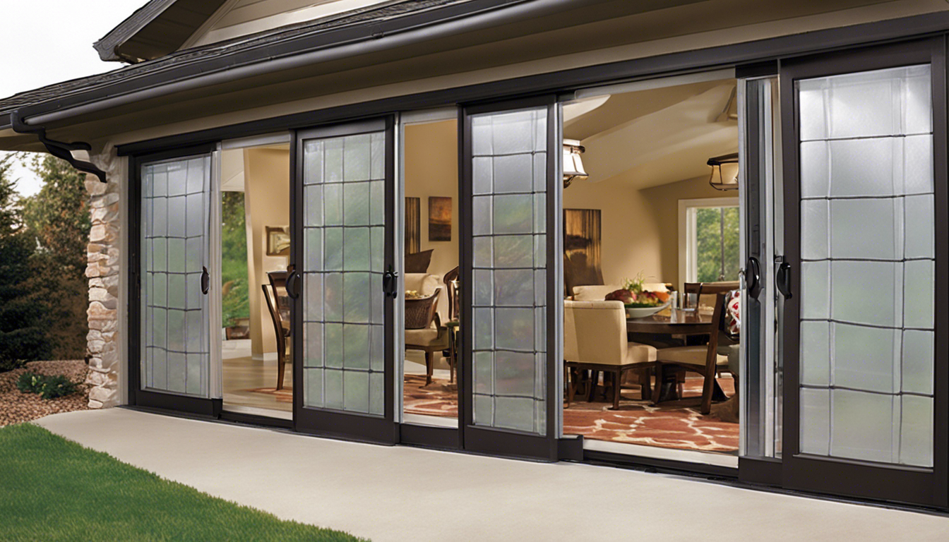 Vinyl sliding doors