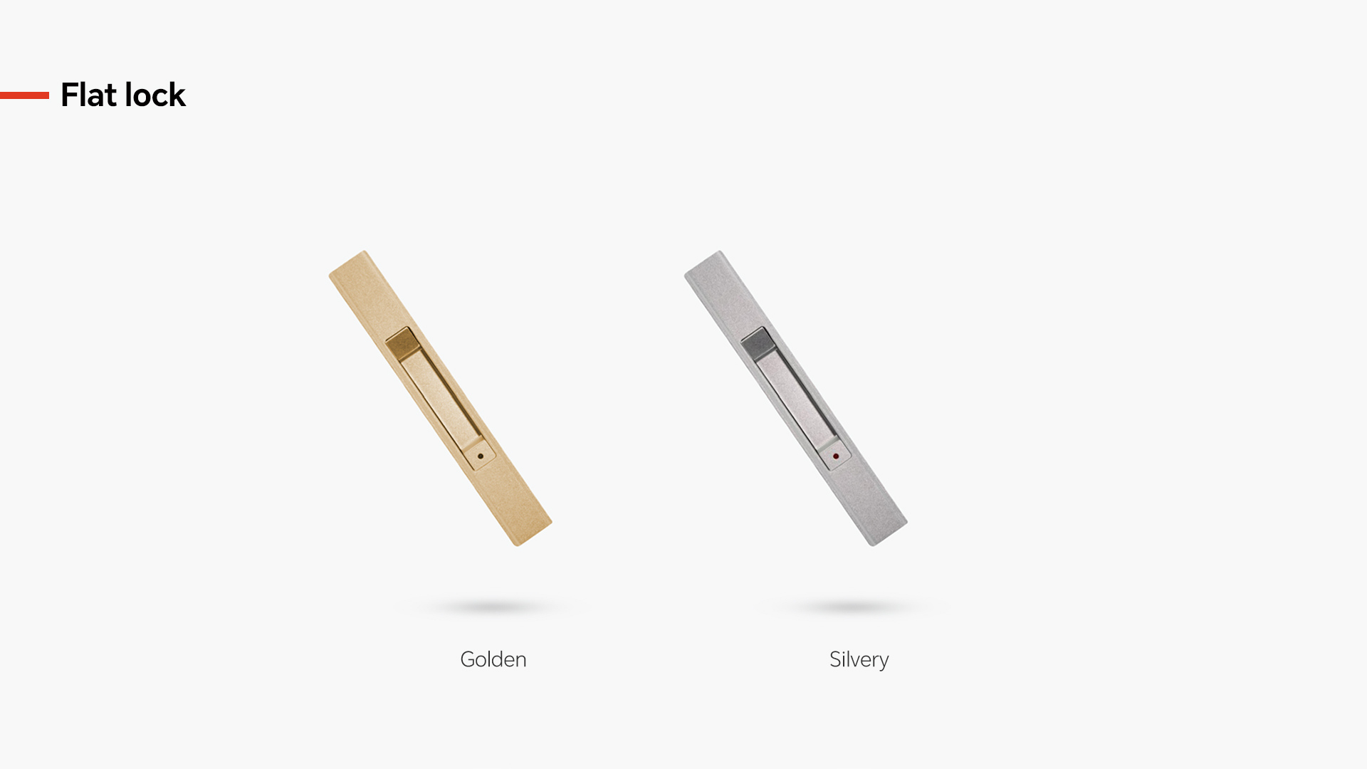 Flat Lock (Flush Sliding Door Lock)