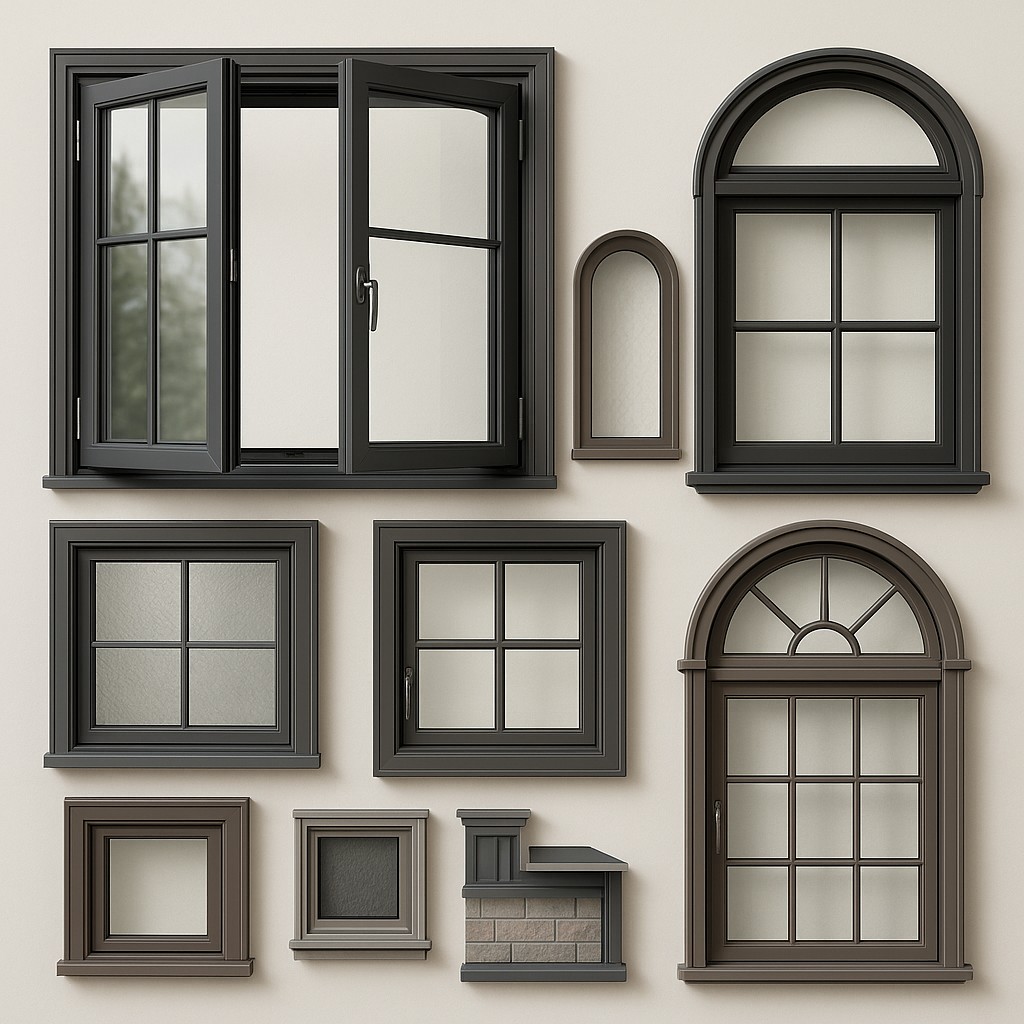 French casement windows desgin