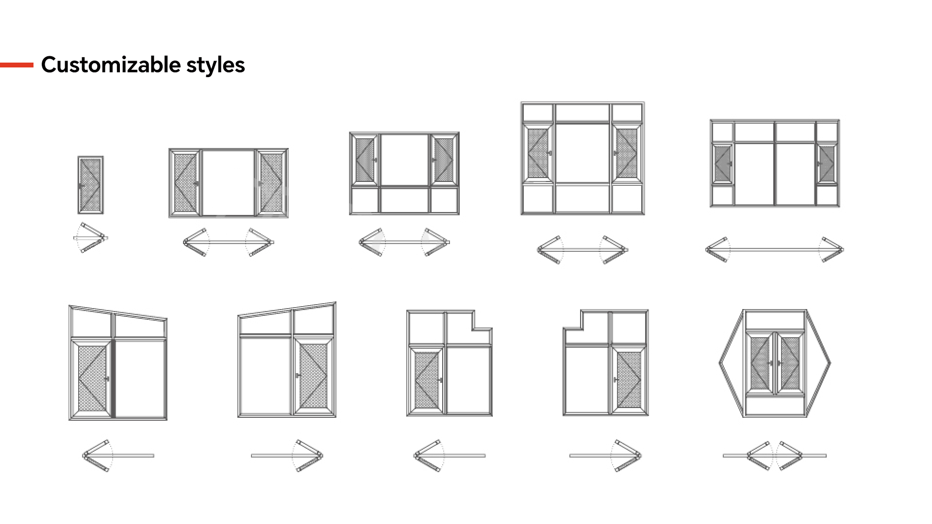 Design & Style Options for E0 casement windows