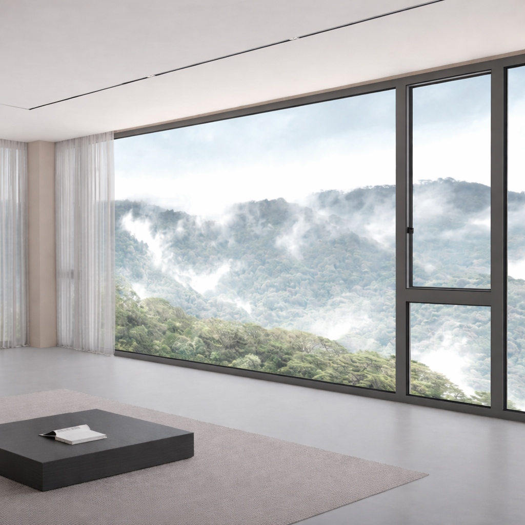 Modern Aluminum Casement Windows Energy Efficient Insulation