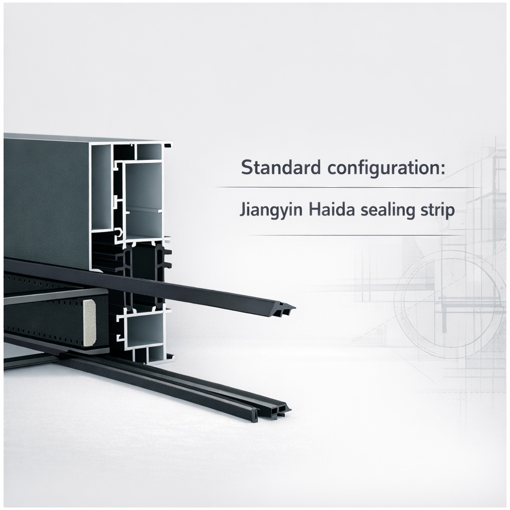 EPDM sealing stays flexible across temperature swings