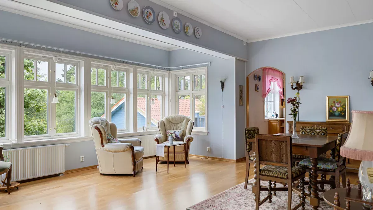 Living room windows styles