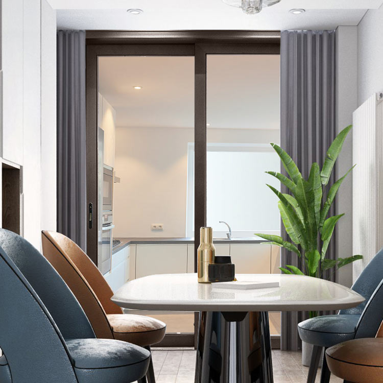 Aluminum kitchen sliding glass door​