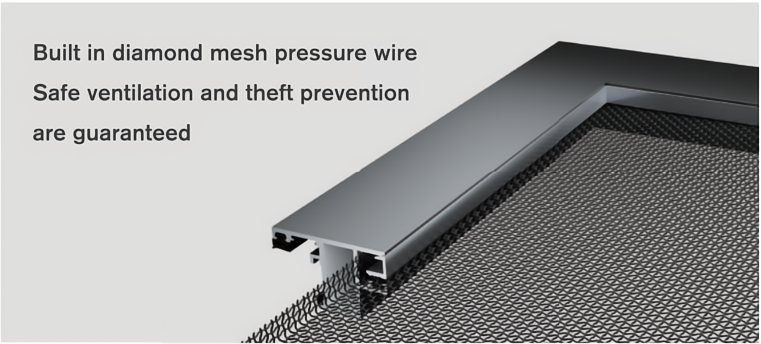 Embedded Diamond Mesh Screen