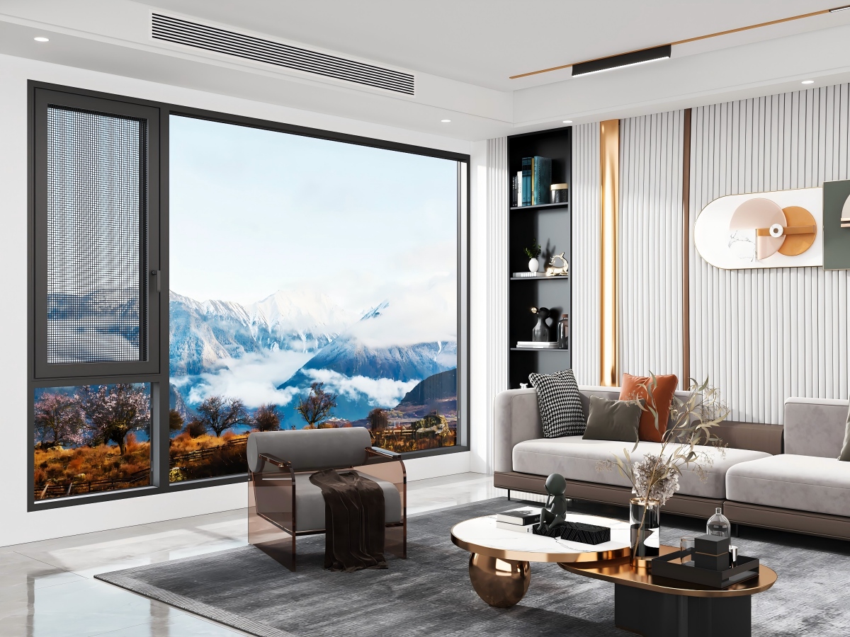 Outward Opening Aluminum Awning Casement Windows