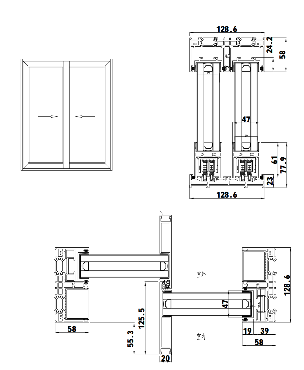 2-Panel Sliding Glass Door Sizes