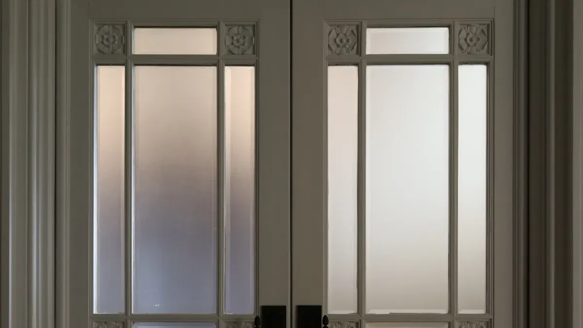 What is the average cost of interior french doors with glass?