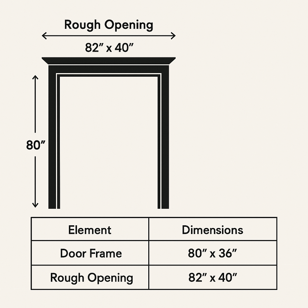 Standard Door Frame Size