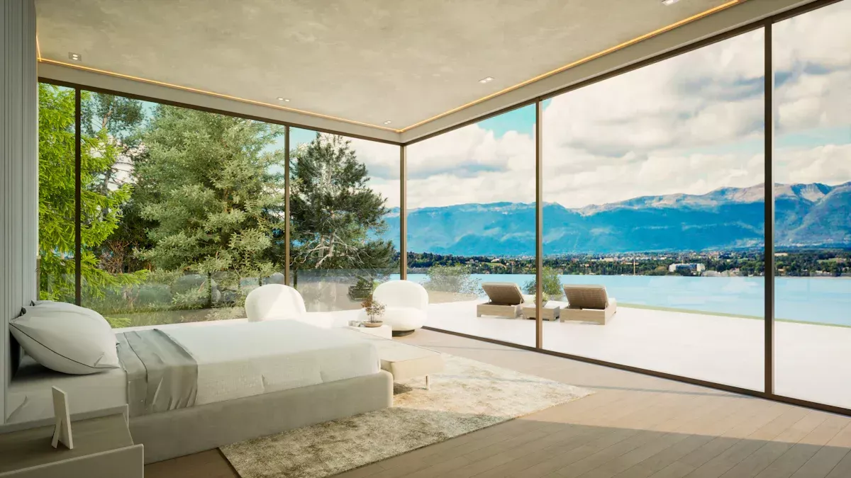 Benefits of large horizontal sliding windows