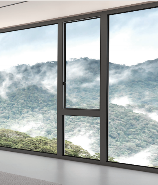 WY-77 Series Casement Push Out Narrow Frame Window