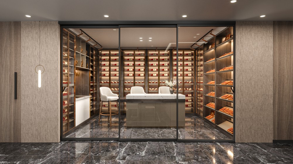 WT-103 Series Narrow Top Hung Sliding Door