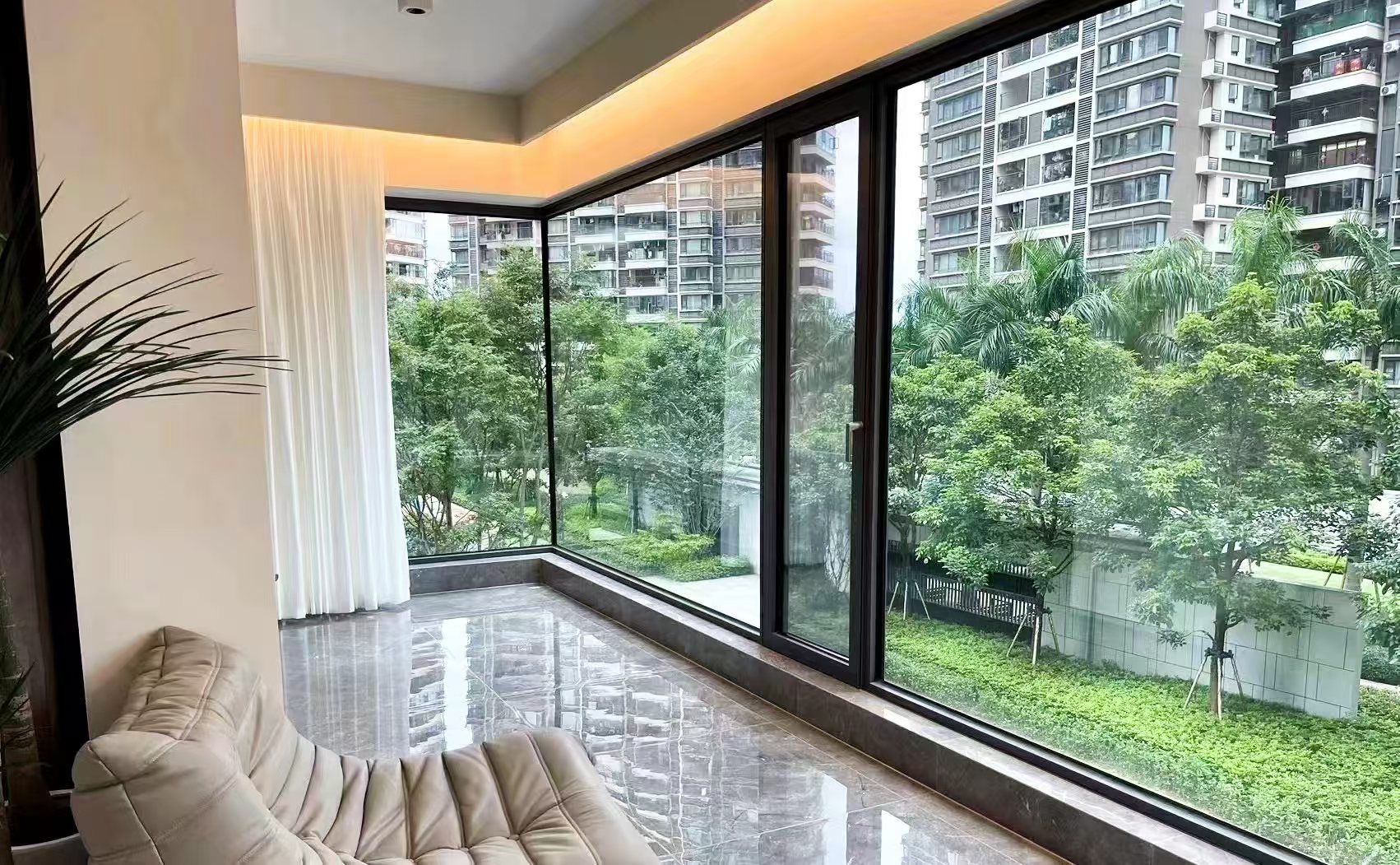 E0 Inonzwika Kaviri Glazing Casement Window