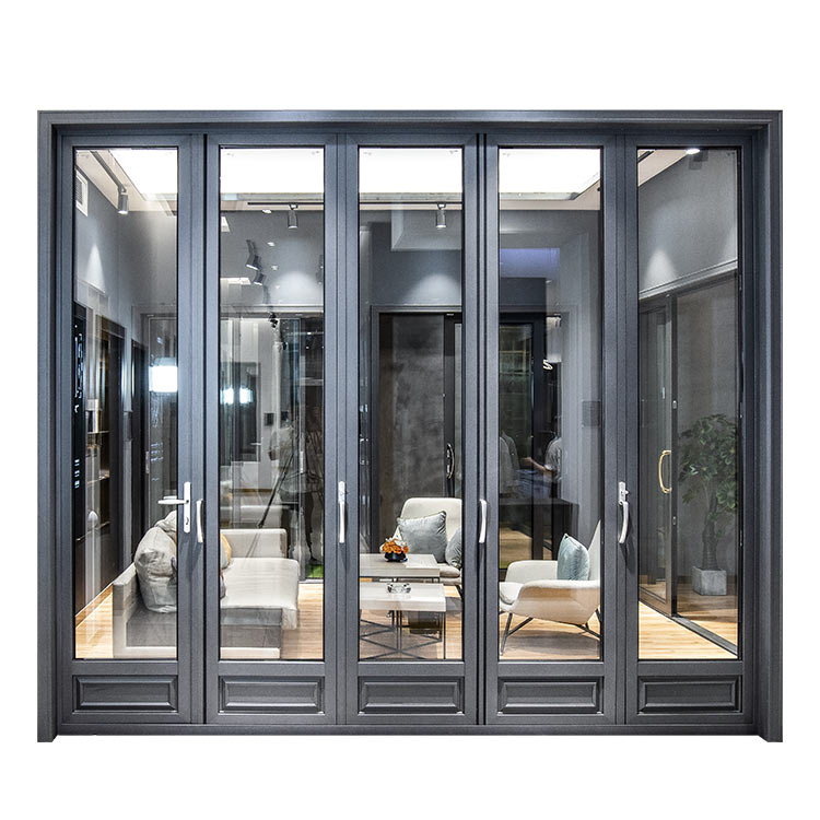 bifold aluminium glass doors