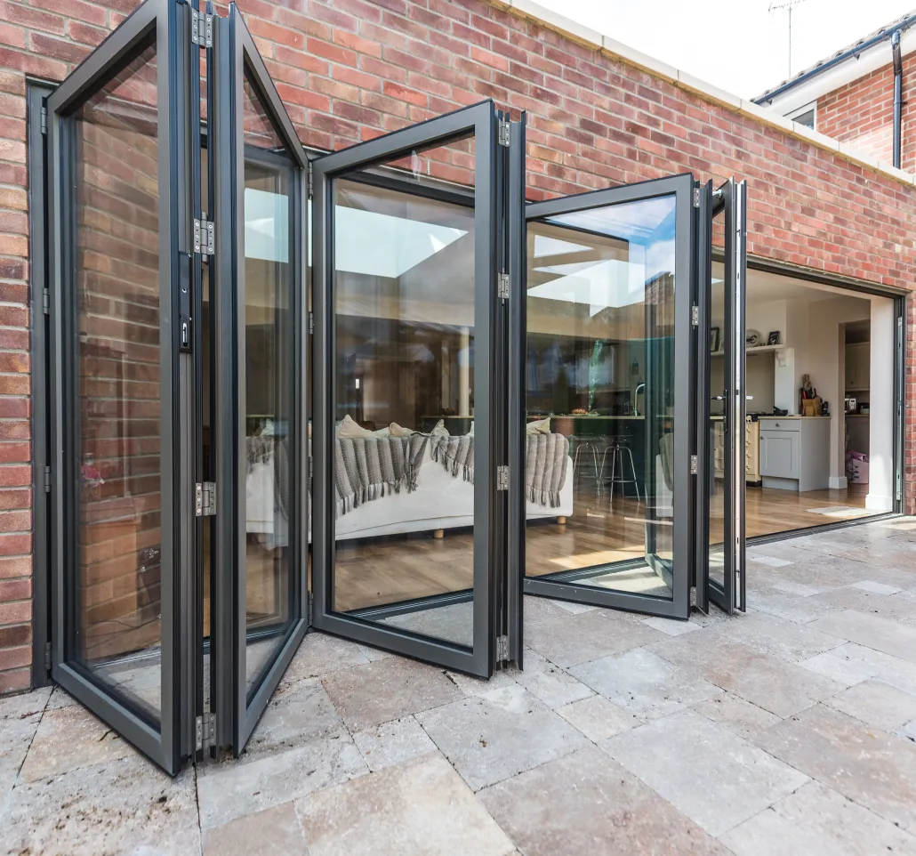 aluminium bifold exterior doors
