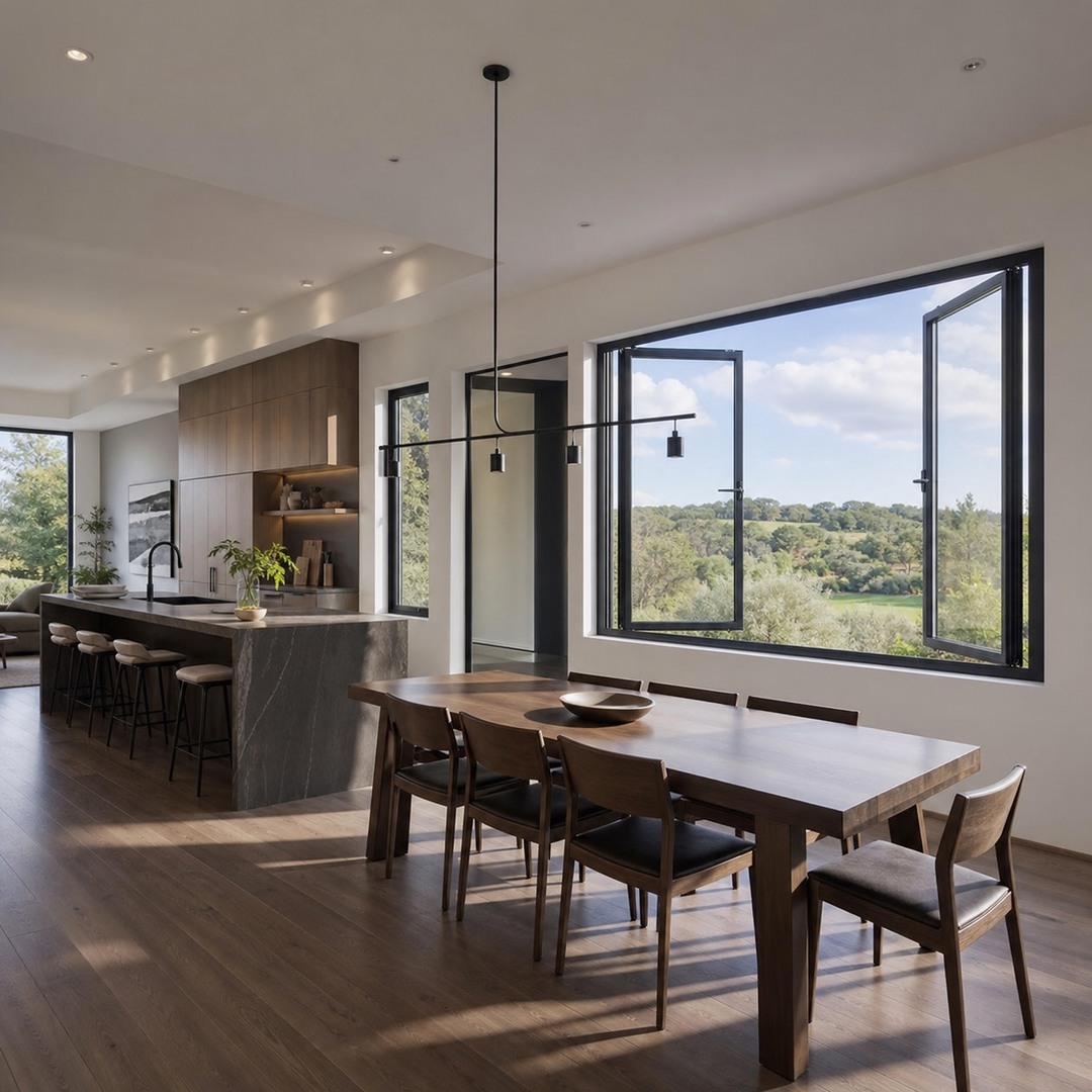 4 casement windows