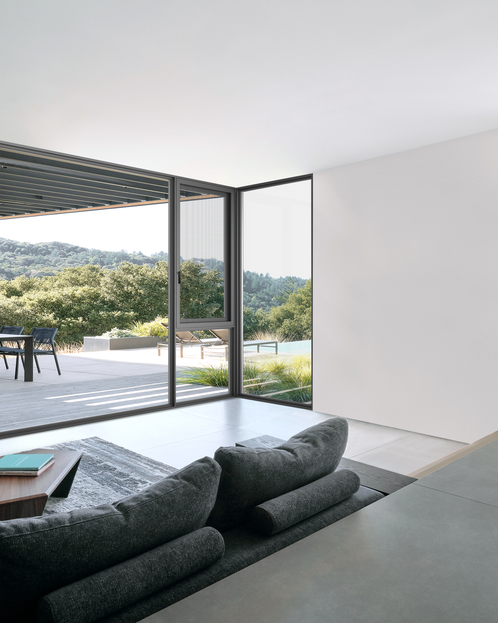 WY-75 Series Aluminum Casement Window