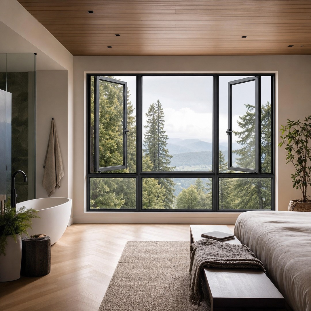 4 pane casement windows