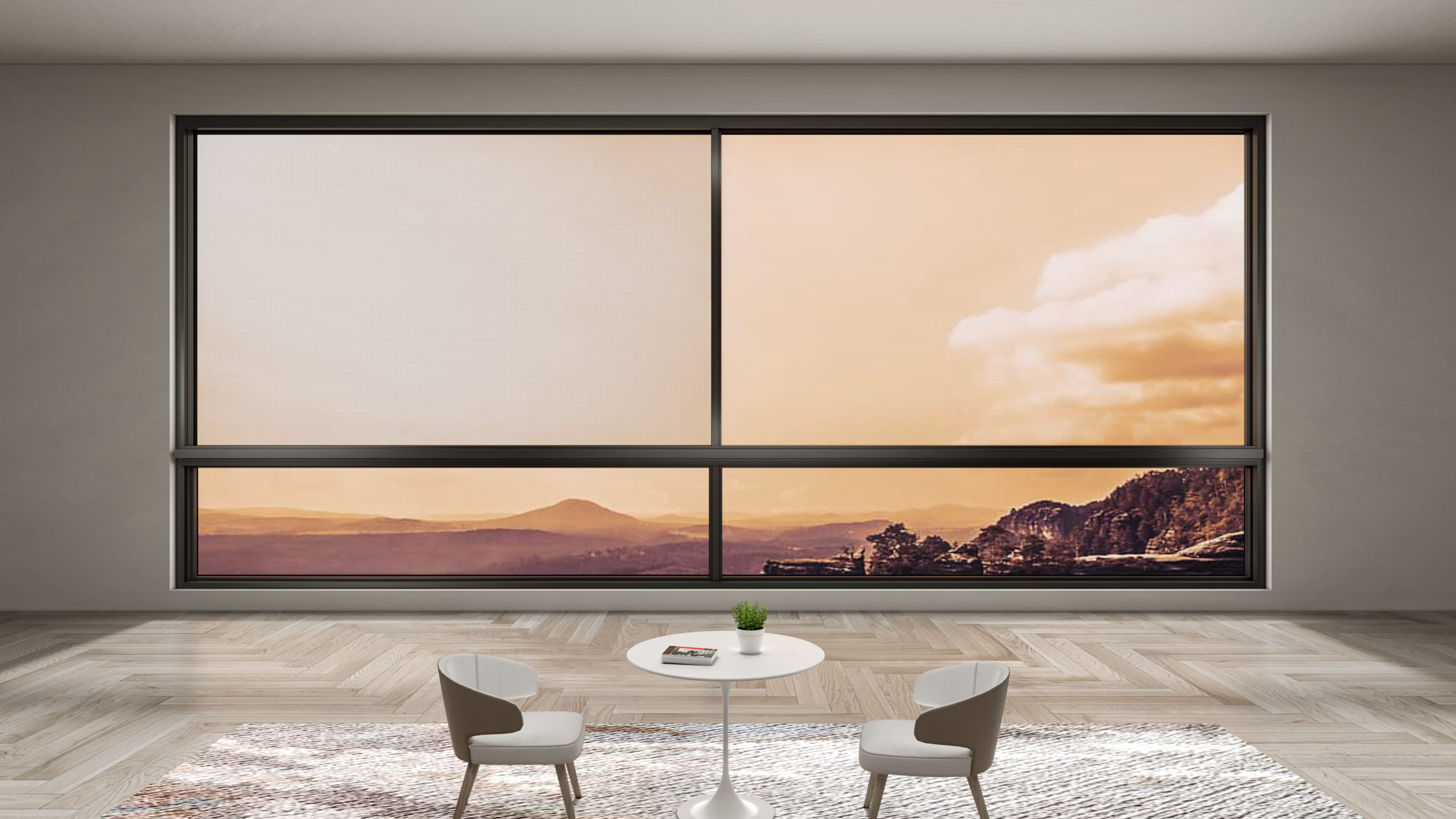 W-G46 Aluminum Sliding Inward Tilting Window
